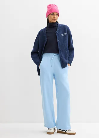 Sweatpants van een katoenmix • lichtblauw-donkerblauw • bonprix online shop