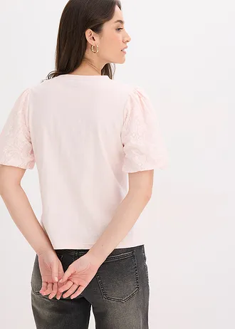 Shirt van puur katoen • lichtroze • bonprix online shop