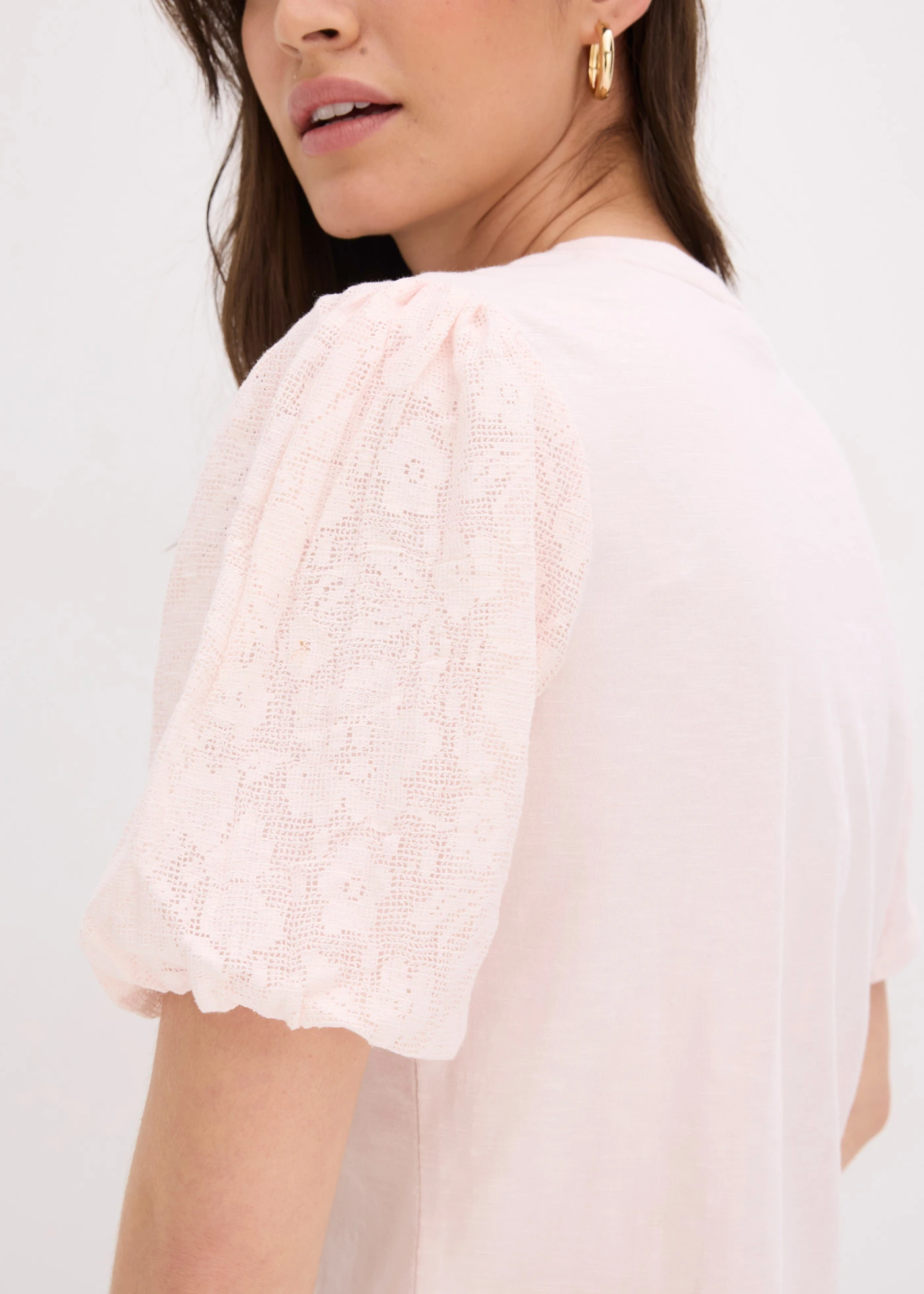 Shirt van puur katoen • lichtroze • bonprix online shop