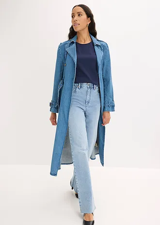 Shirt met ballonmouwen, Kleur: donkerblauw