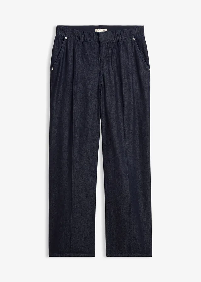 Wide leg jeans, straight