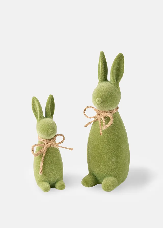 Figurine deco iepurași (set/2 piese)