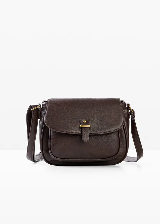 Malá kabelka Crossbody s prackami • hnedá • obchod bonprix