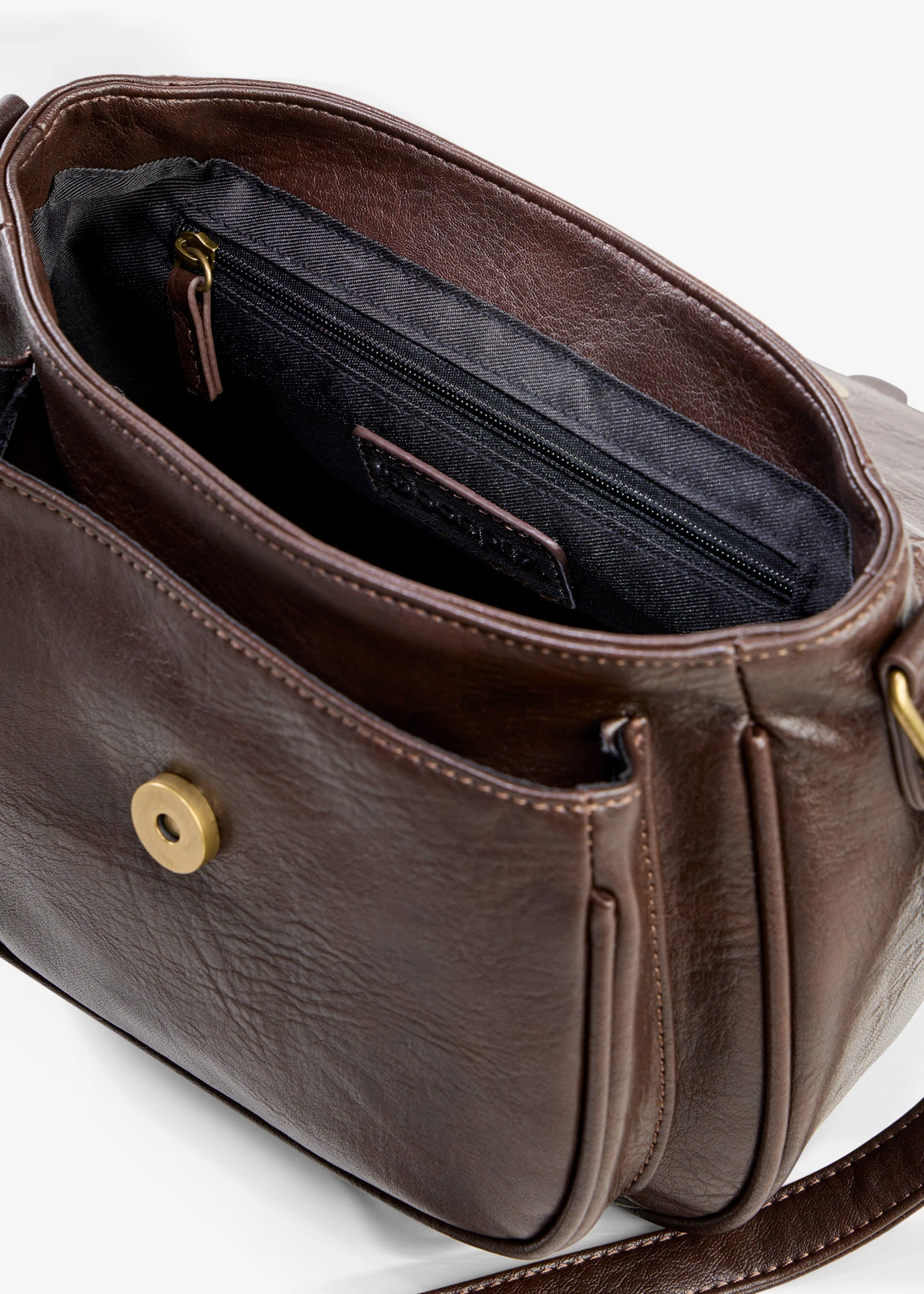 Malá kabelka Crossbody s prackami • hnedá • obchod bonprix