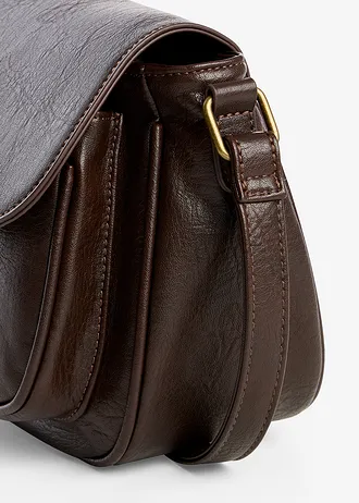 Malá kabelka Crossbody s prackami • hnedá • obchod bonprix