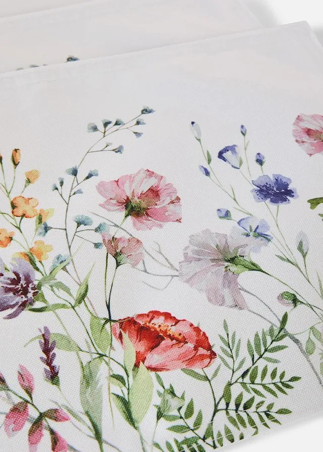 Lot de 4 sets de table à imprimé floral • multicolore/blanc • product-page.page-title-suffix