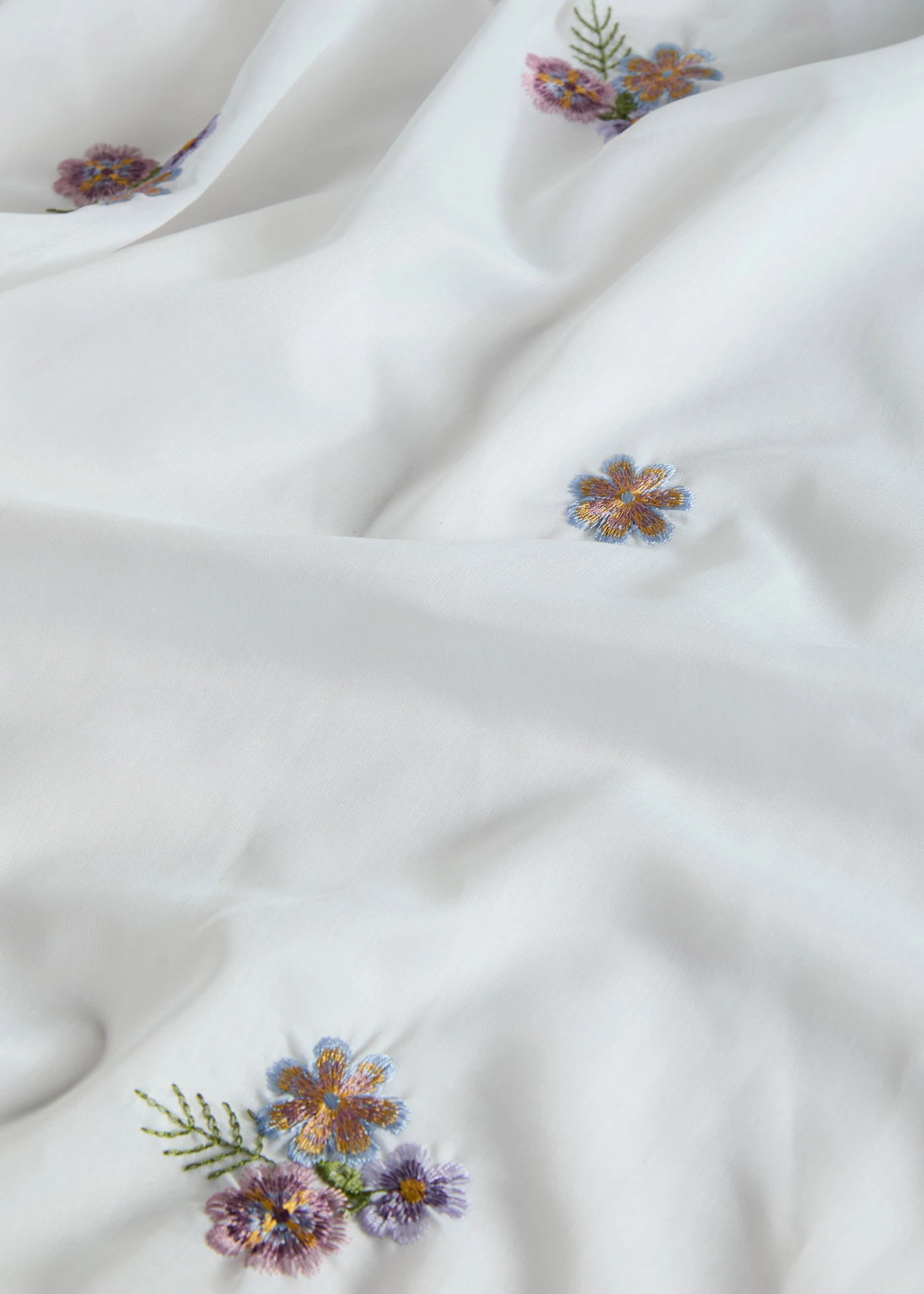 Perdea cu broderie (1buc.) • alb/roz pal • magazin bonprix