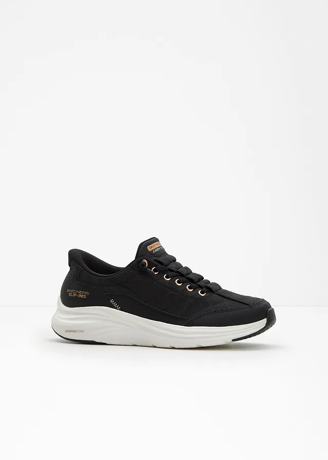 Slip-in sneakers van Skechers met Memory Foam, Kleur: zwart
