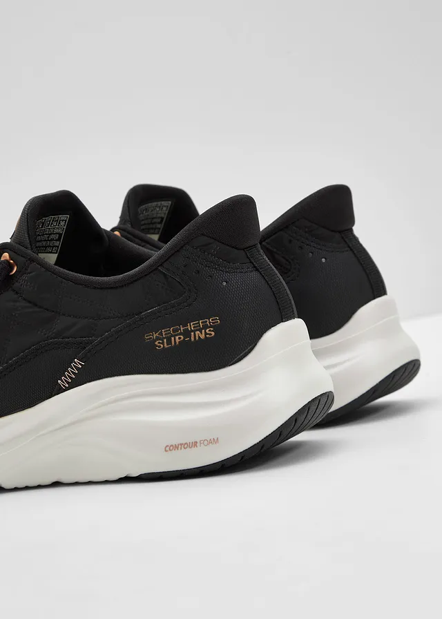 Slip-in sneakers van Skechers met Memory Foam, Kleur: zwart