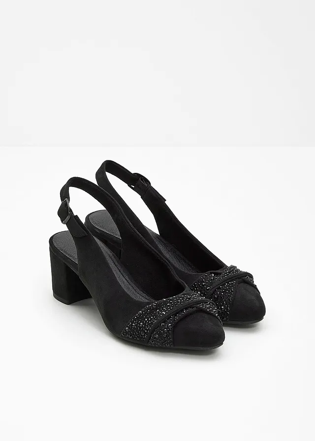 Escarpins slingback Jana largeur H • noir • product-page.page-title-suffix