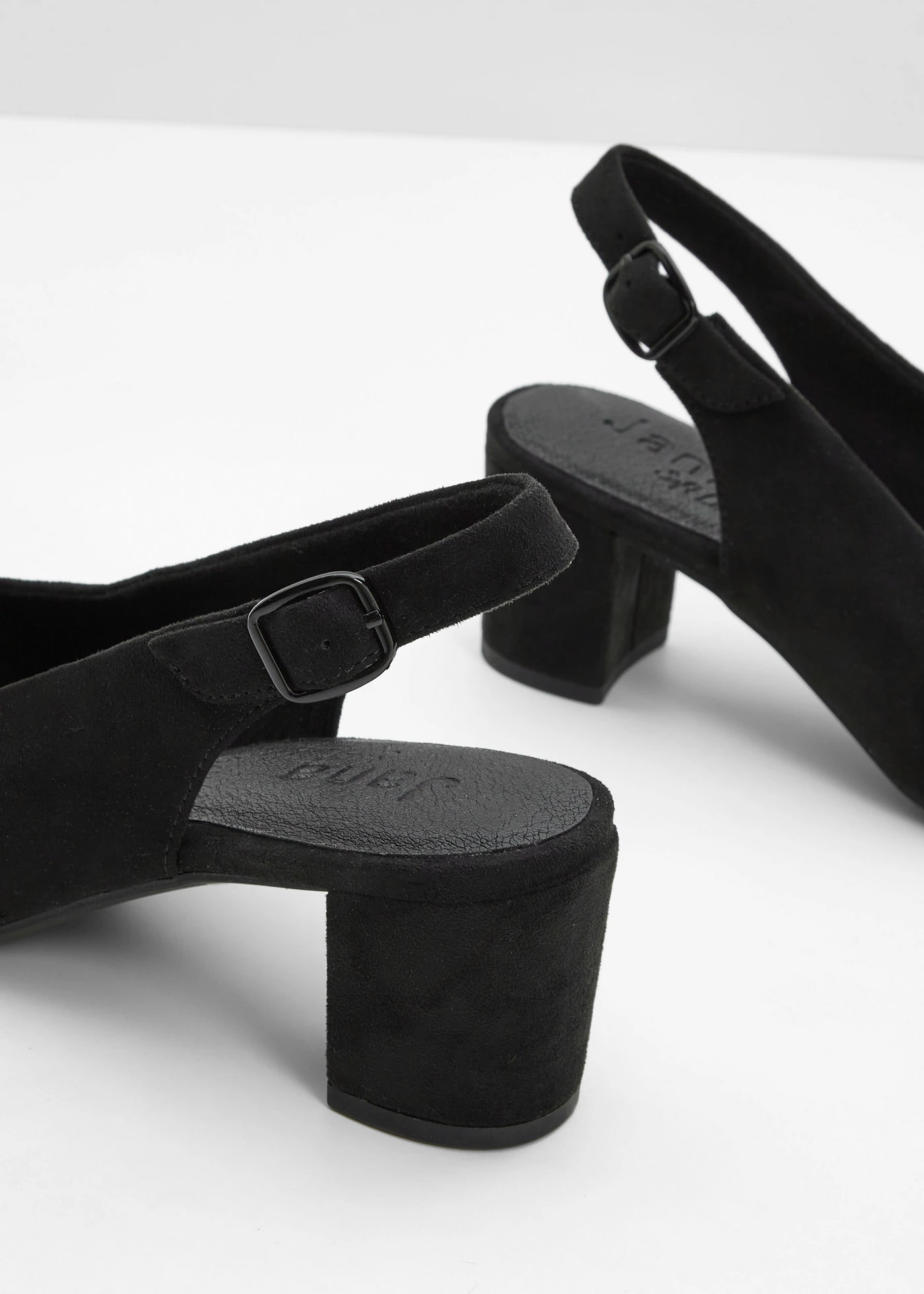 Escarpins slingback Jana largeur H • noir • Boutique bonprix