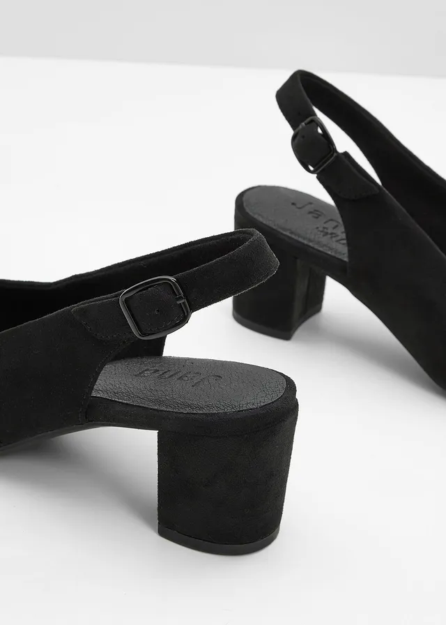 Jana slingback pumps in comfortabele breedte • zwart • product-page.page-title-suffix