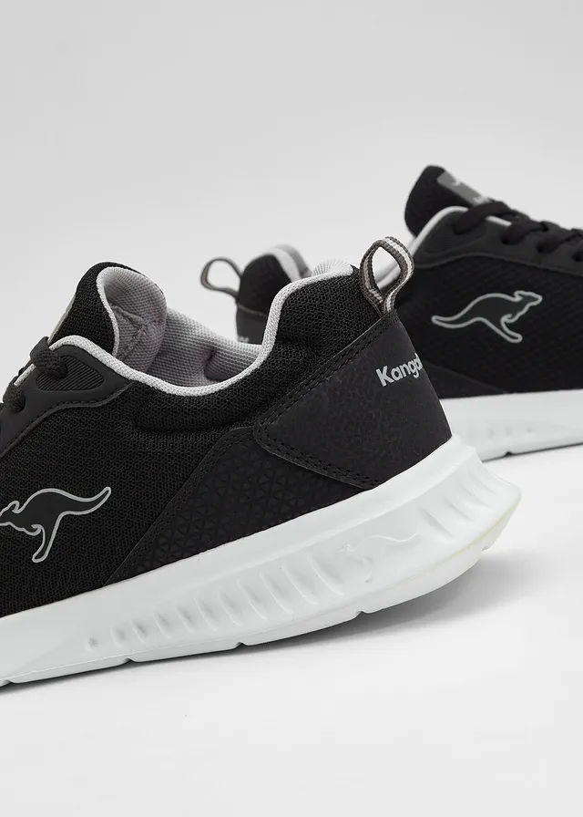 Sneakersy Kangaroos z lekka podeszwą • czarny • sklep bonprix