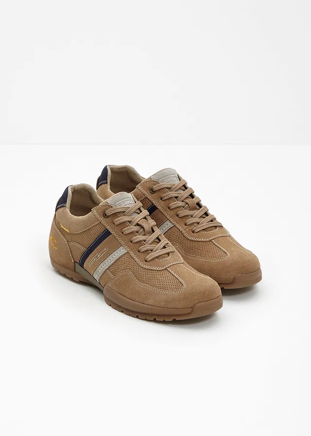 Camel Active sneakers van suède, Kleur: camel