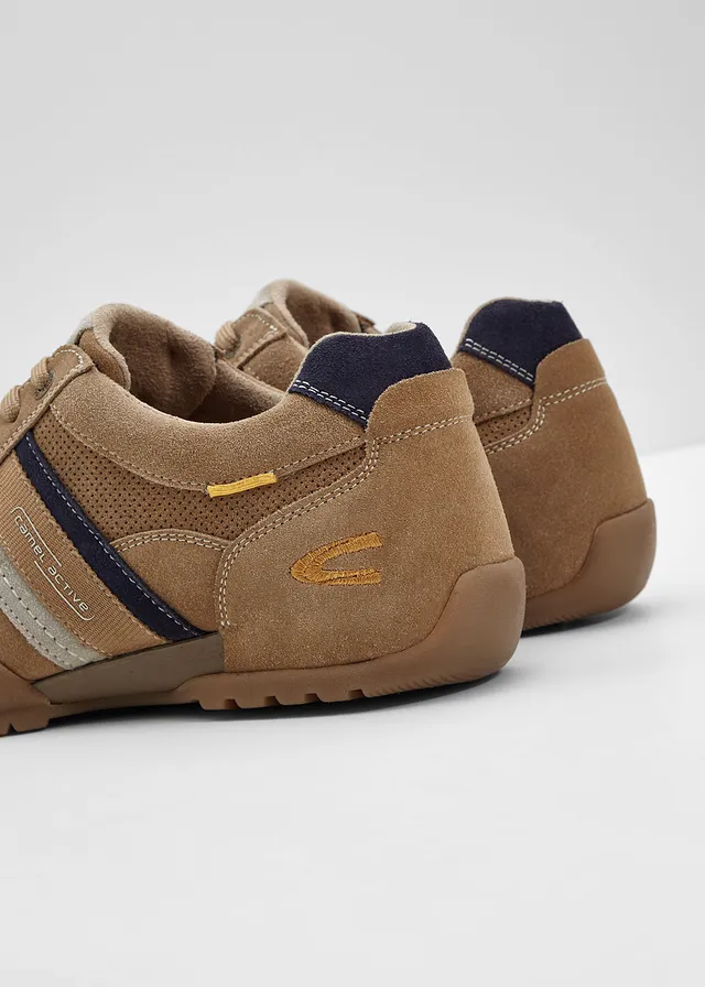 Camel Active sneakers van suède, Kleur: camel