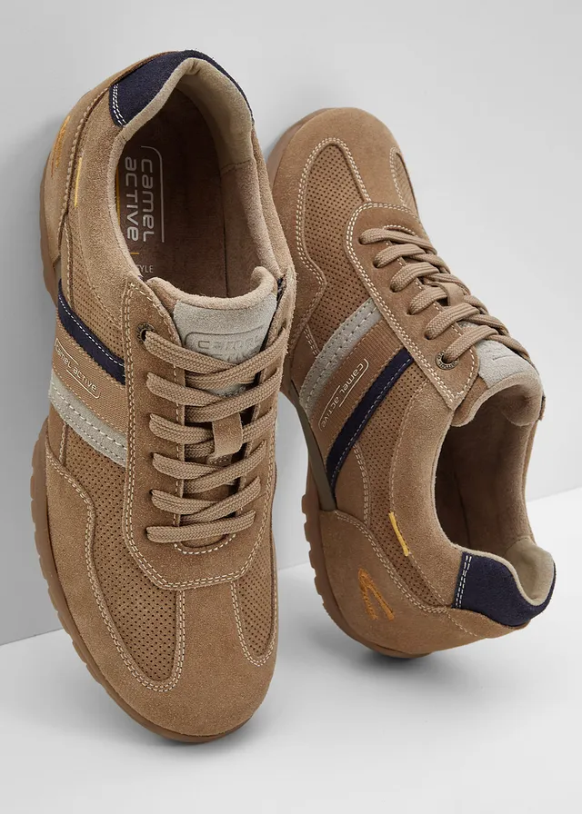 Camel Active sneakers van suède • camel • product-page.page-title-suffix