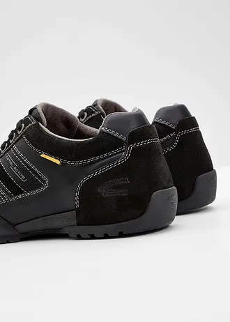 Camel Active sneakers van leer, Kleur: zwart