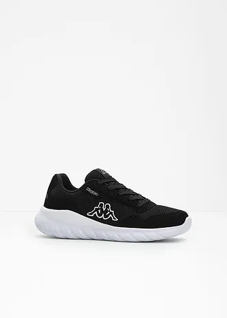 Kappa sneakers met een lichte zool, Kleur: zwart