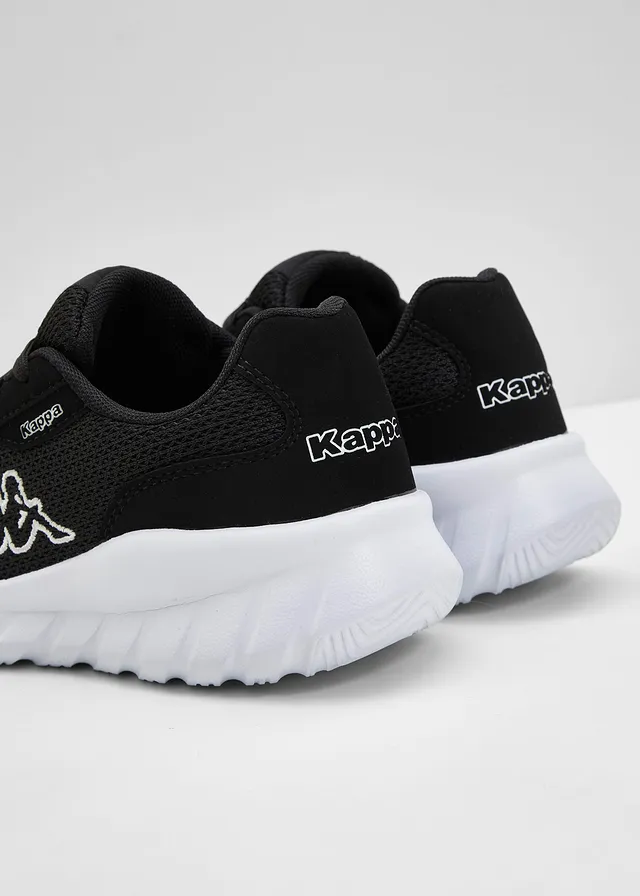Kappa sneakers met een lichte zool, Kleur: zwart