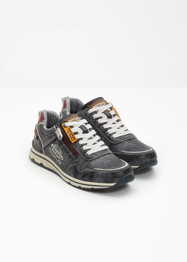 Dockers by Gerli Sneakers met ritssluiting, Kleur: donkerblauw