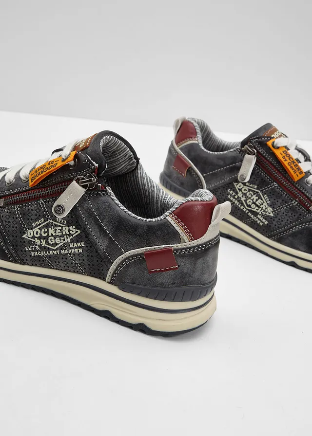 Dockers by Gerli Sneakers met ritssluiting, Kleur: donkerblauw