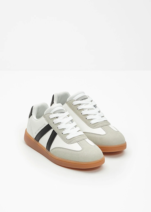 Tom Tailor-sneakers in retro look • wit+zwart • product-page.page-title-suffix