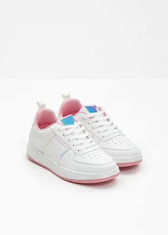 Sneakers van Tom Tailor in metallic look • wit-roze • bonprix online shop