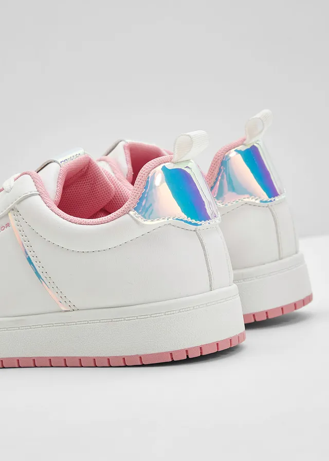 Tom Tailor szabadidőcipő metallic fazonban • fehér + rózsaszín • bonprix áruház