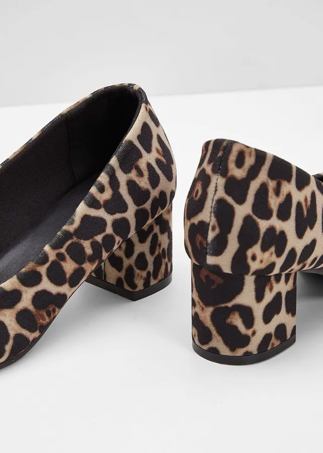 Escarpins, style animalier, Couleur: beige léopard