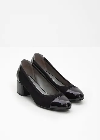 Pantofi pumps cu toc pătrat • negru • magazin bonprix