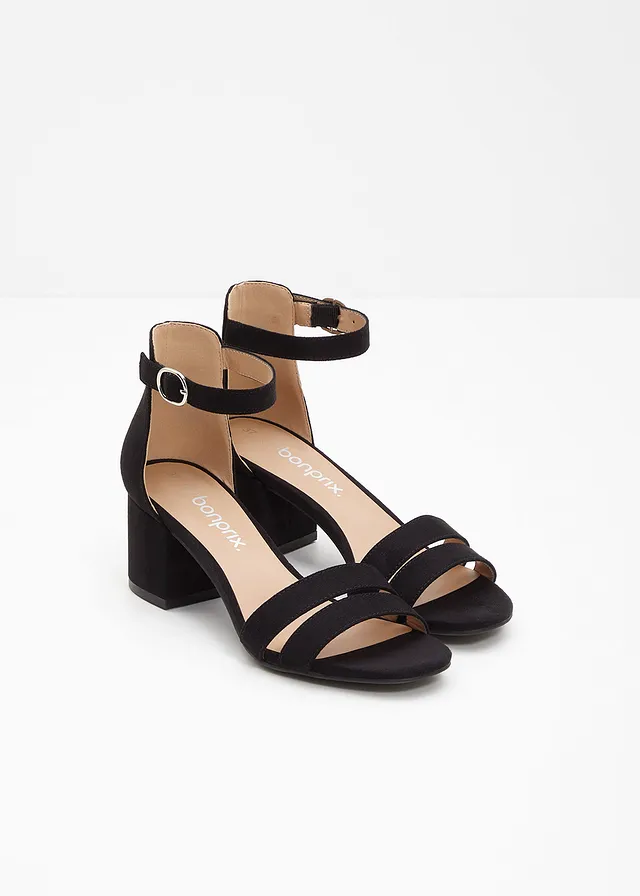 Sandales à talon carré • noir • product-page.page-title-suffix