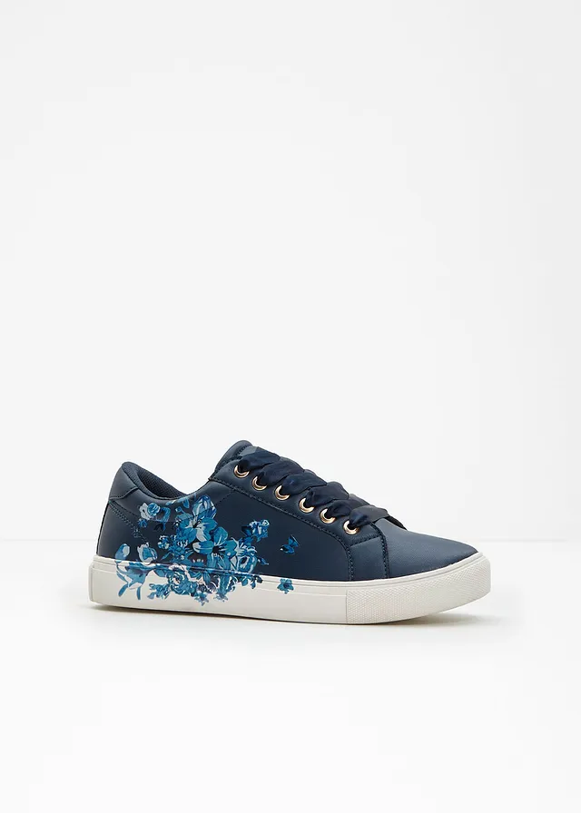Sneakers à imprimé floral