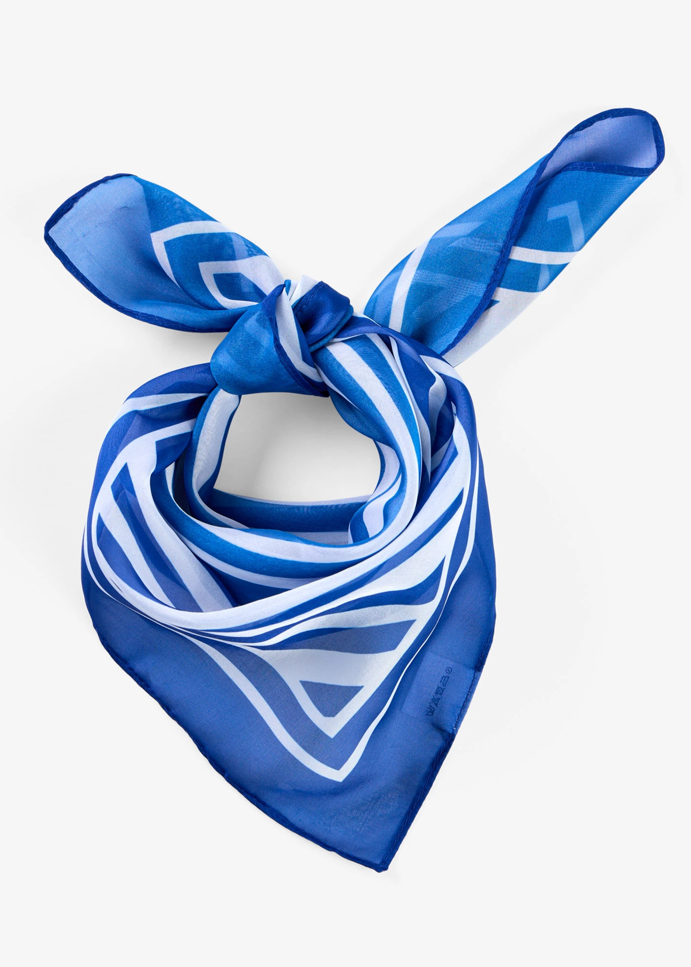 Malá šatka s grafickou potlačou • arktická modrá • obchod bonprix