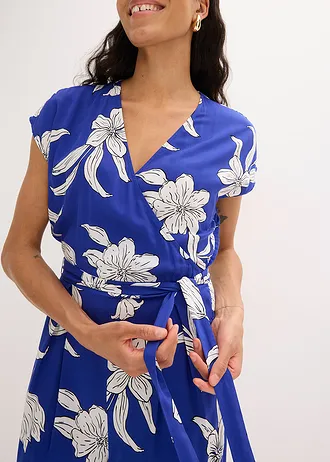 Jumpsuit • blauw gebloemd • bonprix online shop