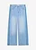 Wide leg jeans, high waist, Kleur: lichtblauw denim used