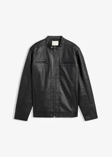 Geacă de imitație de piele, Regular Fit