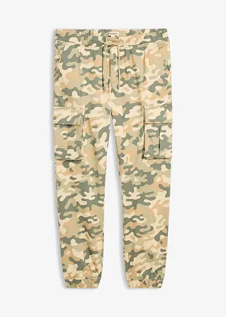 Loose fit cargo instapbroek, straight