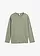 T-shirt manches longues 100% coton, Couleur: vert mousse