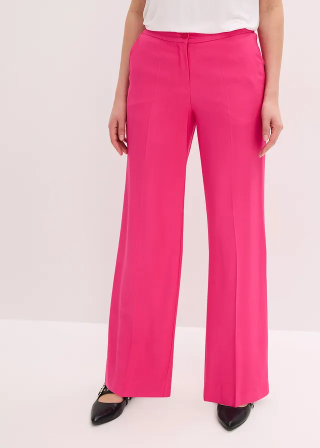 Lichte Marlene Dietrich broek met viscose