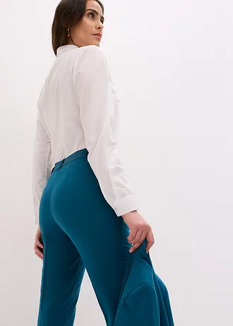 Costum cu pantaloni (set/2 piese) • albastru-petrol • magazin bonprix