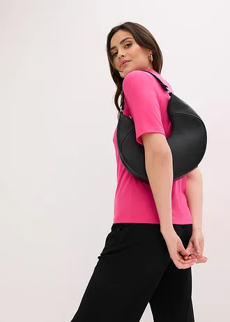 Bluză cu guler tip șal • roz pinklady • magazin bonprix