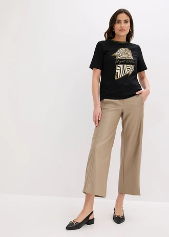 Bluză din bumbac organic • negru • magazin bonprix