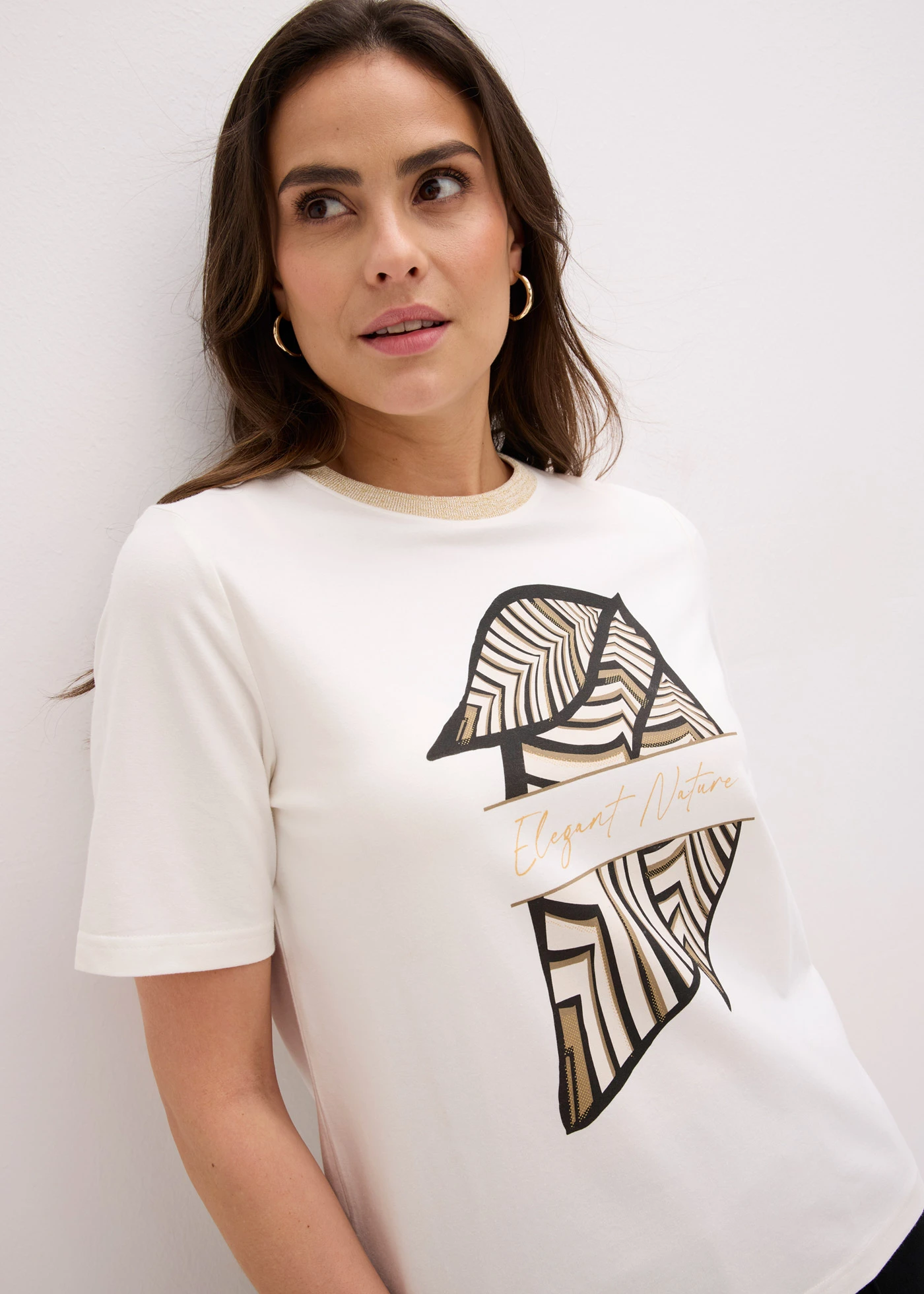 Shirt van biologisch katoen • wolwit • bonprix online shop