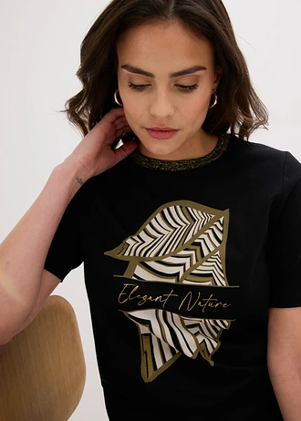 Bluză din bumbac organic • negru • magazin bonprix