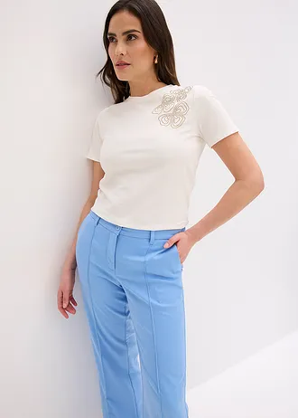 T-shirt en coton • ecru • Boutique bonprix