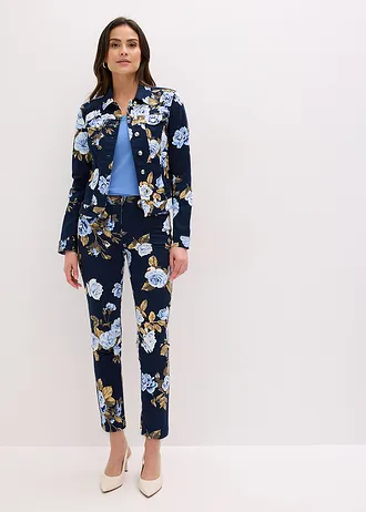 Geacă din twill de bumbac • bleumarin floral • magazin bonprix