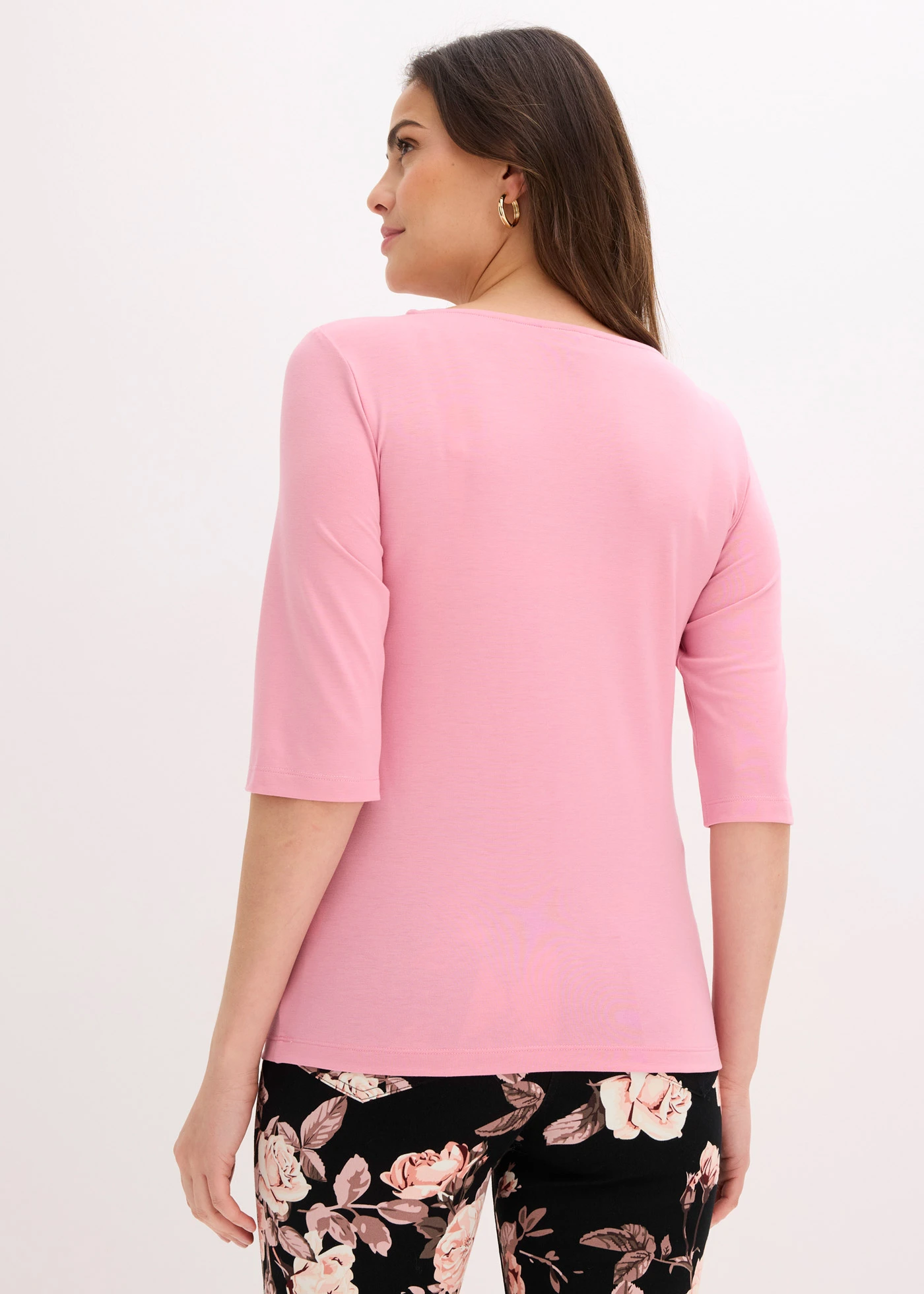 Shirt met kant • rookorchidee • bonprix online shop