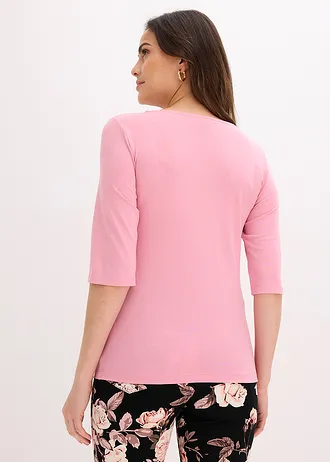 Shirt met kant • rookorchidee • bonprix online shop