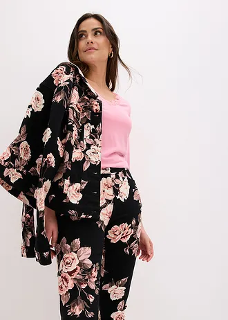 Shirt met kant • rookorchidee • bonprix online shop