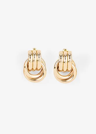 Boucles d’oreille, Couleur: couleur dorée